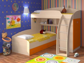 Кровать Соня 1+2 Оранжевый в Карпинске - karpinsk.magazinmebel.ru | фото - изображение 1