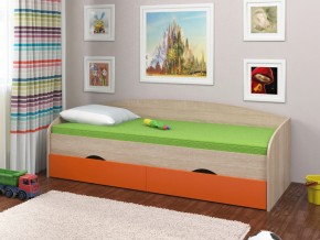 Кровать Соня 2 сонома-оранжевый в Карпинске - karpinsk.magazinmebel.ru | фото