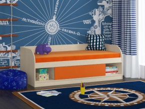 Кровать Соня 4 дуб молочный-оранжевый в Карпинске - karpinsk.magazinmebel.ru | фото - изображение 1