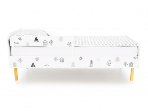 Кровать Stumpa Классика с бортиком рисунок Домики в Карпинске - karpinsk.magazinmebel.ru | фото - изображение 3