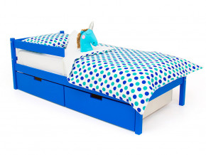 Кровать Svogen classic с ящиками и бортиком синий в Карпинске - karpinsk.magazinmebel.ru | фото