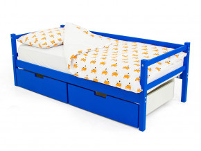Кровать-тахта Svogen с ящиками синий в Карпинске - karpinsk.magazinmebel.ru | фото - изображение 1