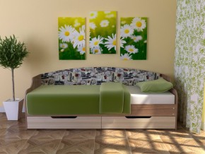 Кровать Юниор Тип 2 Микровелюр-марки 800х1600 в Карпинске - karpinsk.magazinmebel.ru | фото