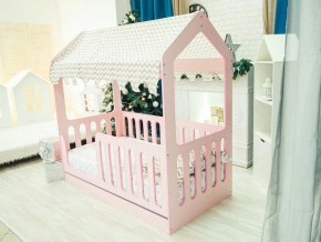 Кроватка-Домик с ящиком розовая в Карпинске - karpinsk.magazinmebel.ru | фото