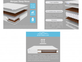 Матрас Sleep Nova шириной 1600 мм в Карпинске - karpinsk.magazinmebel.ru | фото - изображение 2