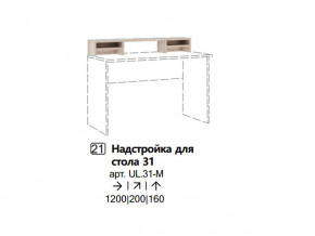 Надстройка для стола 31 (Полка) в Карпинске - karpinsk.magazinmebel.ru | фото