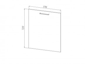 П 60 Комплект для посудомоечной машины 600 мм (цоколь + фасад) ЛДСП в Карпинске - karpinsk.magazinmebel.ru | фото