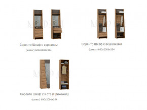 Прихожая Соренто Дуб крафт в Карпинске - karpinsk.magazinmebel.ru | фото - изображение 2