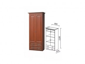 Шкаф 2-х дверный с ящиками Гармония 4 светлый в Карпинске - karpinsk.magazinmebel.ru | фото - изображение 3