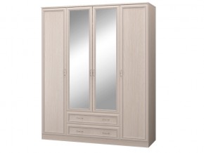 Шкаф 4-х дверный с зеркалом и ящиками в Карпинске - karpinsk.magazinmebel.ru | фото