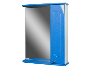 Шкаф зеркало Радуга Синий металлик 50 левый/правый в Карпинске - karpinsk.magazinmebel.ru | фото