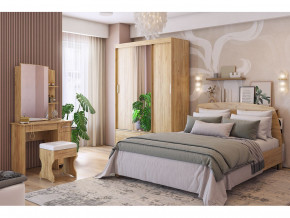 Спальня Виктория-1 дуб крафт золотой в Карпинске - karpinsk.magazinmebel.ru | фото